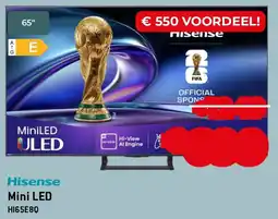 Exellent Hisense Mini LED HI65E8Q aanbieding