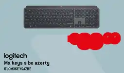 Exellent Logitech Mx keys s be azerty ITLOMXKEYSAZBE aanbieding