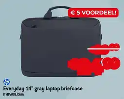 Exellent hp Everyday gray laptop briefcase ITHPA08JSAA aanbieding