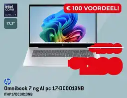 Exellent hp Omnibook 7 ng Al pc 17-DC0013NB aanbieding