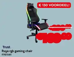 Exellent Trust Ruya rgb gaming chair ITTR25185 aanbieding