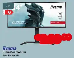 Exellent iiyama G-master monitor ITIIGCB3481WQSU aanbieding