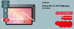 Exellent Samsung Galaxy tab S11 wifi 128GB gray SUX730NZAR aanbieding