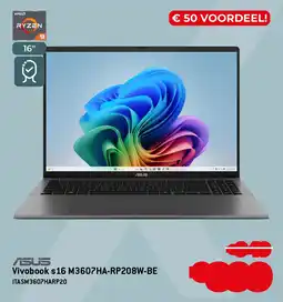 Exellent Asus Vivobook s16 M3607HA-RP208W-BE ITASM3607HARP20 aanbieding