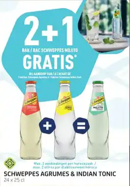 BelBev Schweppes Agrumes & Indian Tonic aanbieding