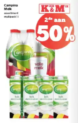 Spar Campina Melk aanbieding
