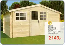 Brico Solid Tuinhuis Initia Tyrol aanbieding