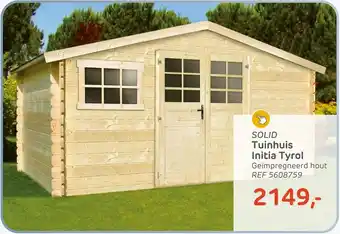 Solid Tuinhuis Initia Tyrol