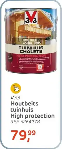 Brico V33 Houtbeits tuinhuis High protection aanbieding