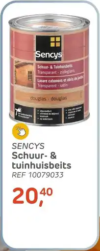 Brico Sencys Schuur & tuinhuisbeits aanbieding