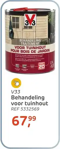 Brico V33 Behandeling voor Tuinhout aanbieding