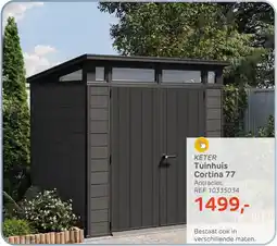 Brico Keter Tuinhuis Cortina 77 aanbieding
