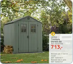 Brico Keter Tuinhuis Darwin 66 aanbieding