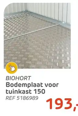 Brico Biohort Bodemplaat voor tuinkast 150 aanbieding