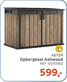 Brico Keter Opbergkast Ashwood aanbieding