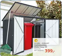 Brico Globel Pergart Vuilnisbakbox Globel Easy 53 aanbieding
