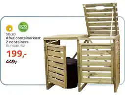 Brico Solid Afvalcontainerkast 2 containers aanbieding