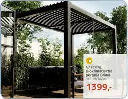 Brico Naterial Bioklimatische Pergola Clima aanbieding