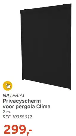 Brico Naterial Privacyscherm voor Pergola Clima aanbieding