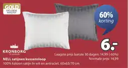 Jysk Nell Satijnen Kussensloop aanbieding