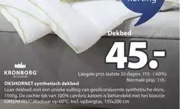 Jysk Okshornet Synthetisch Dekbed aanbieding