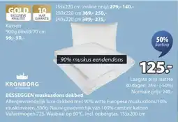 Jysk Besseggen Muskusdons Dekbed aanbieding