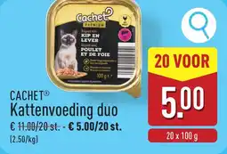 ALDI Cachet Kattenvoeding duo aanbieding