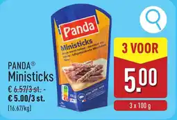 ALDI Panda Ministicks aanbieding