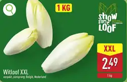 ALDI Witloof XXL aanbieding