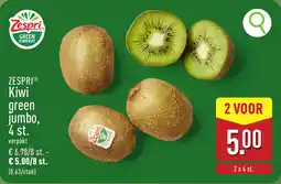 ALDI Zespri Kiwi green jumbo aanbieding