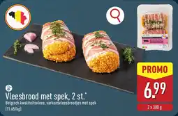 ALDI Vleesbrood met Spek aanbieding
