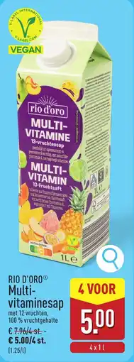 ALDI Rio D'Oro Multi Vitaminesap aanbieding