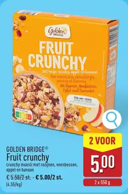 ALDI Golden Bridge Fruit Crunchy aanbieding