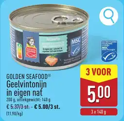 ALDI Golden Seafood Geelvintonijn in Eigen nat aanbieding