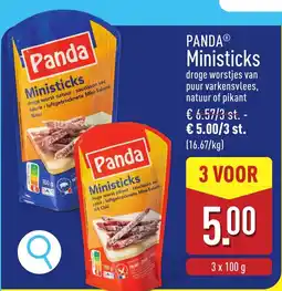 ALDI Panda Ministicks aanbieding