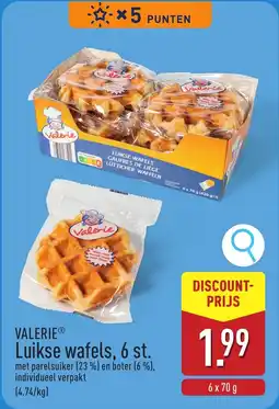 ALDI Valerie Luikse Wafels aanbieding