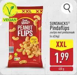 ALDI Sun Snacks Pindaflips aanbieding