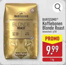 ALDI Barissimo Koffiebonen Blonde Roast aanbieding