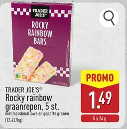 ALDI Trader Joe's Rocky Rainbow Graanrepen aanbieding