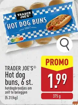 ALDI Trader joe's Hot dog buns aanbieding