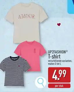ALDI Up2fashion T-shirt aanbieding