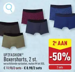 ALDI Up2fashion Boxershorts aanbieding