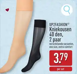 ALDI Up2fashion Kniekousen 40 den aanbieding