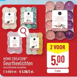 ALDI Home Creation Geurtheelichten aanbieding