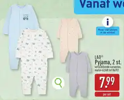ALDI L&D Pyjama aanbieding