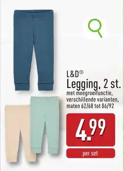 ALDI L&D Legging aanbieding