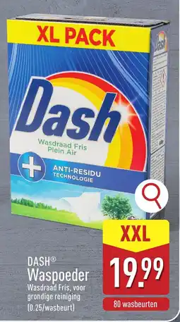 ALDI Dash waspoeder aanbieding
