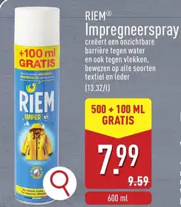ALDI Riem impregneerspray aanbieding