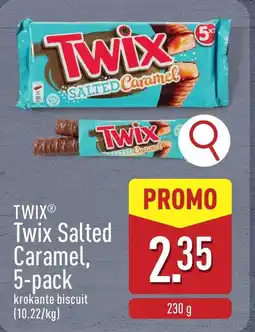 ALDI Twix twix salted caramel aanbieding