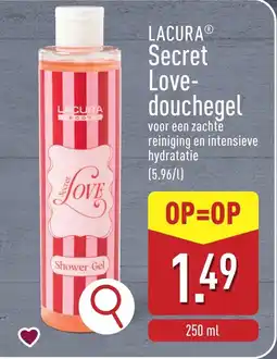ALDI Lacura secret love douchegel aanbieding